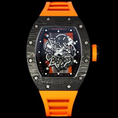 RICHARD MILLE Factory RM055 Black carbon fiber case watch